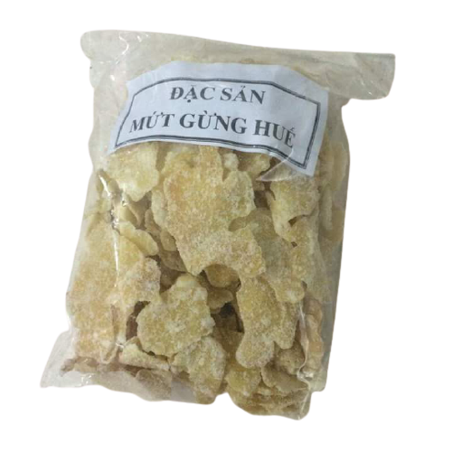 500g MỨT GỪNG HUẾ ĐẶC BIỆT THƠM NGON - Mứt gừng Huế nhà làm thủ công sạch sẽ nguyên chất