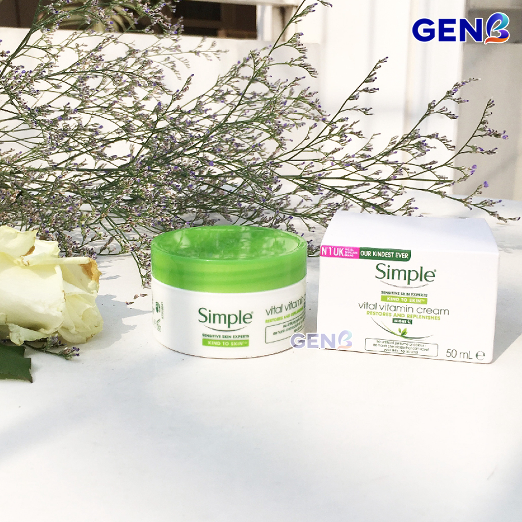 Bộ Sản Phẩm Chăm Sóc Da Simple Skincare CHÍNH HÃNG- Sữa Rửa Mặt Simple Da Dầu Mụn, Srm Da Khô, Nước Tẩy Trang, Nước Hoa Hồng Toner Simple cho Da hỗn hợp/nhạy cảm, Kem Dưỡng Ẩm Da Mặt, Tẩy Tế Bào Chết, Combo Simple Mỹ Phẩm GENB