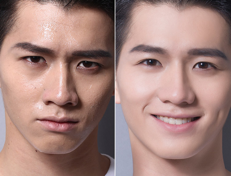 Phấn Phủ BB Cream Makeup Kiểm Soát Dầu Kết Hợp Che Khuyết Điểm Blueman 10g Cao Cấp