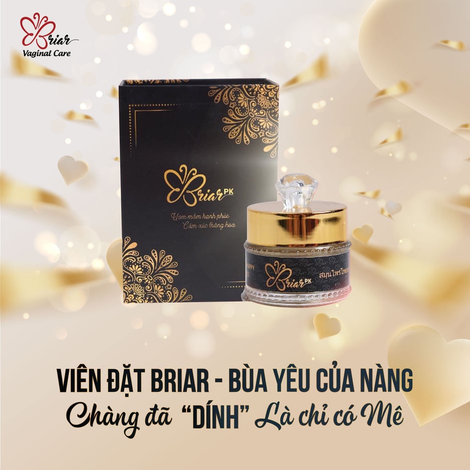 Viên đặt Briar se khít cô bé tặng Xà phòng khử thâm mông PELICAN kèm túi lưới (che tên kín đáo)