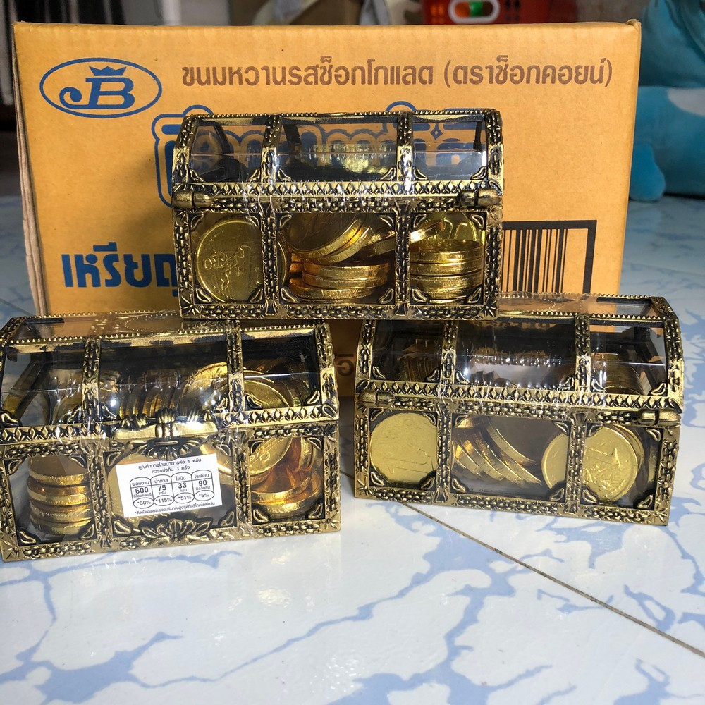 Socola rương vàng Thái Lan 112g - Kẹo socola rương vàng - Socola đồng tiền - Keo chocolate