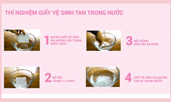 Giấy vệ sinh Eglantine 4 cuộn