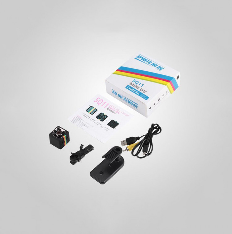 Camera siêu nhỏ mini,Camera Hành Trình Mini DV SQ11 Full HD 1080P Hỗ Trợ Ban Đêm Cao Cấp AZONE,thiết kế nhỏ gọn, quay phim cho chất lượng hình ảnh rõ nét,Hỗ trợ thẻ nhớ lên đến 32G Bảo Hành 12T