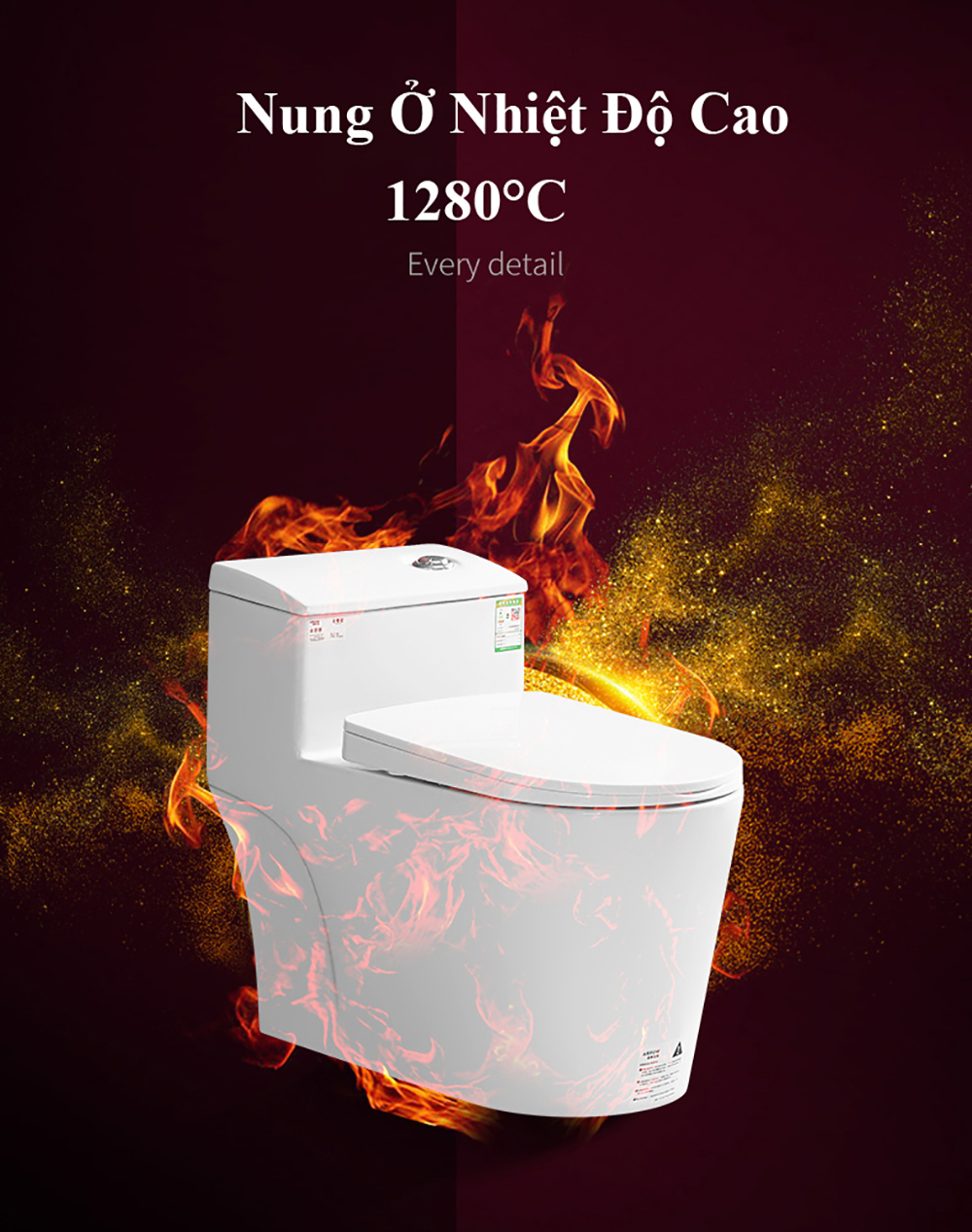 Bồn Cầu Một Khối Schmidt, Nhập Khẩu Hàng Chính Hãng-Bảo Hành 5 Năm CH883