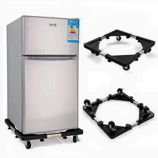 Kệ kê chân tủ lạnh mini, kệ để tủ lạnh, kệ chống rung máy giặt, giá đỡ chống rung máy giặt - Kệ để máy giặt bằng inox cao cấp, Bảo vệ máy giặt, tủ lạnh không bị dính nước, chống ẩm, giúp đồ dùng không bị han gỉ, chạy êm, tăng tuổi thọ MH1668