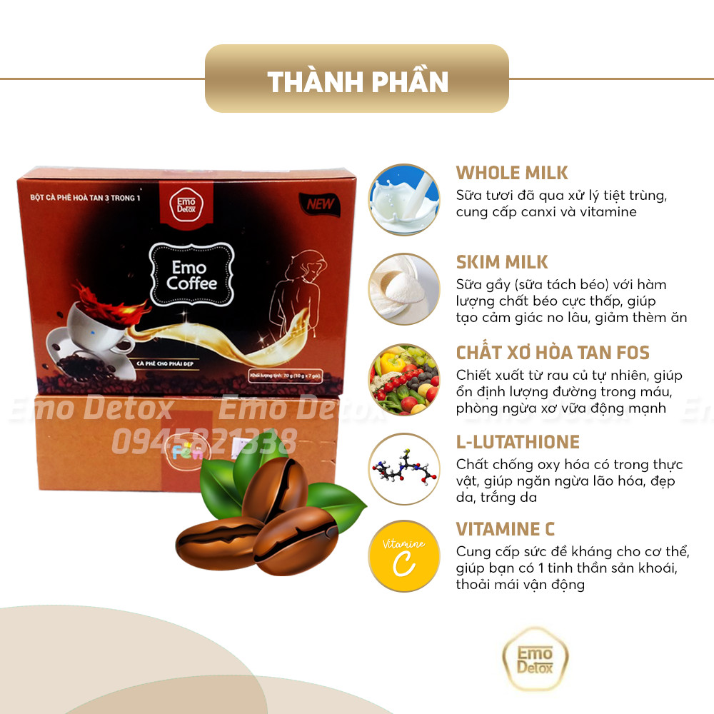CÀ PHÊ GIẢM CÂN EMOSLIM SIÊU TỐC [7Days]