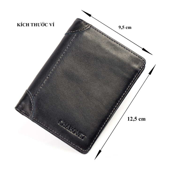 Ví Nam, Bóp Nam da thật dáng đứng VD.268 Bảo hành 12 tháng