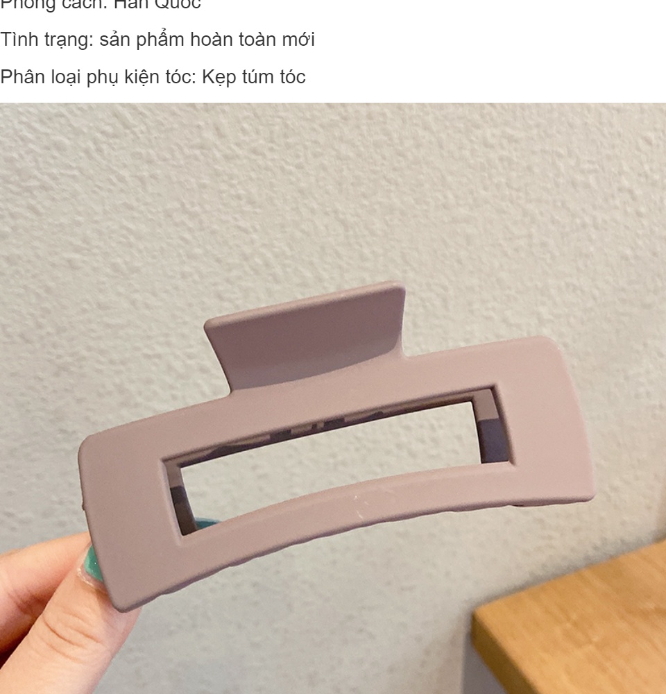Kẹp tóc nữ Hàn Quốc càng cua kiểu mới đơn giản dễ thương xinh xắn KT01 - Phụ kiện tóc