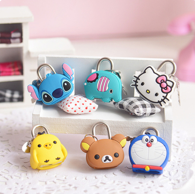 03 Ổ KHOÁ HÀNH LÝ CUTE NHIỀU MÀU [ Khoá mã số, Khoá Vali, khá ba lô, khoá cặp táp, khoá tủ ] (Giao màu ngẫu nhiên)