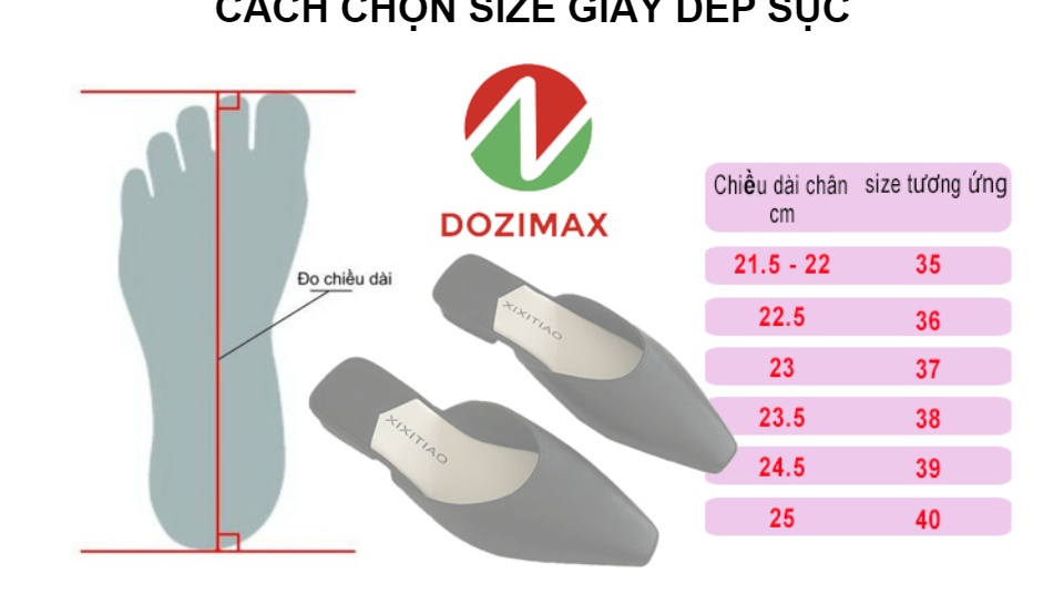 dép sục - dep nu - siêu sang chảnh -mix đồ cực bánh bèo - SẴN 3 MÀU HÀNG LOẠI MOT - DOZIMAX 15