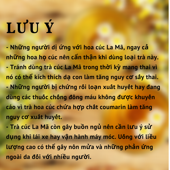 TRÀ HOA CÚC LA MÃ- CÚC LA MÃ KHÔ - TRÀ HOA CÚC (TRỌNG LƯỢNG: 1 kg)