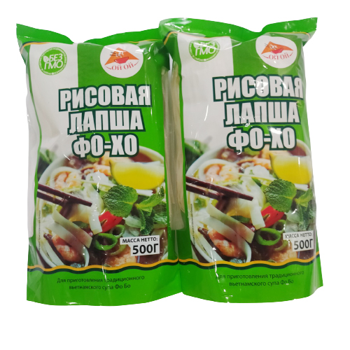 ]Phở trắng -đặc sản gia truyền Phố Xưa-MEIKO sản xuất dẻo dai thơm ngon 500g hàng xuất khẩu Châu Âu đảm bảo an toàn VSTP cao