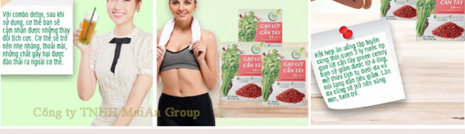 Bột cần tây gạo lứt [Chính Hãng] tạm biệt mỡ thừa đẹp đáng đẹp da (Hộp 14 gói)