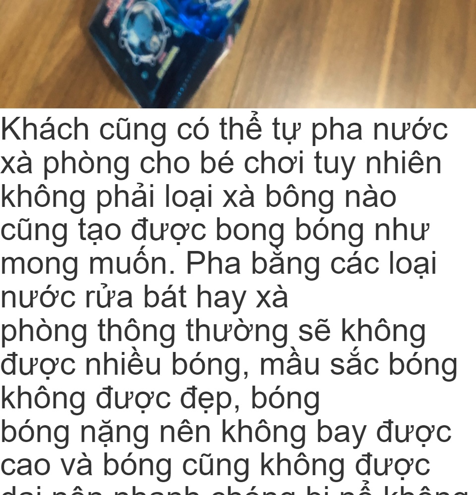 Nước Pha Bong Bóng 10 gói Xà Phòng An Toàn Gói 10ML 4