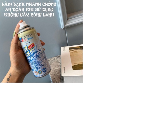 Bình Xịt Làm Lạnh Tức Thì, Làm mát hạ nhiệt độ bề mặt