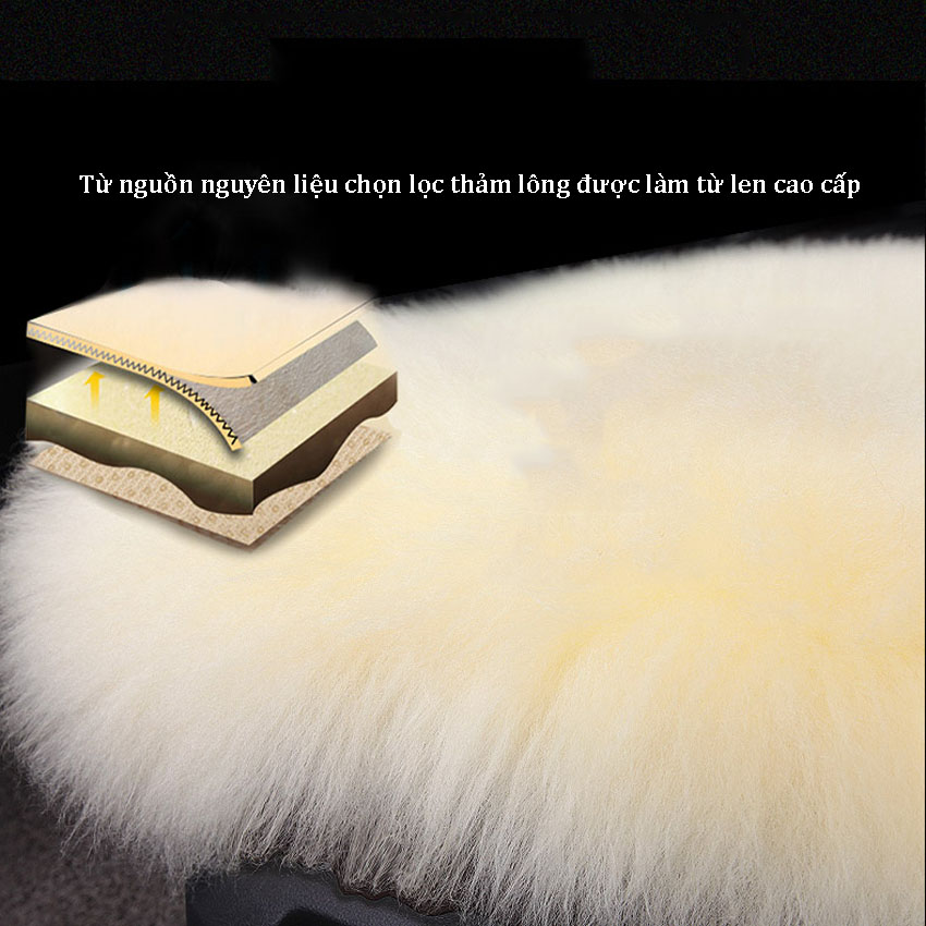 Thảm Lông Lót Ghế Cao Cấp-ACE STORE-Thảm Lông Cừu Lót Ghế Ô Tô, Thảm lót lông xe, Miếng Lót Mùa Đông Thảm,Gối Đệm Ghế Cho Ghế Văn Phòng Ô Tô Sofa