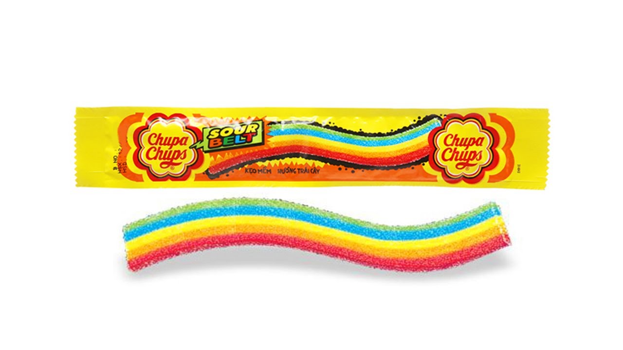 Kẹo Dẻo Chupa Chups 7 Sắc Cầu Vồng 384gr x 48 Thanh