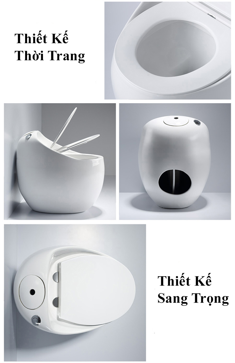 Bồn Cầu Trứng Schmidt, Bồn Cầu Một Khối Nhập Khẩu Cao Cấp, Thiết Kế Hiện Đại Sang Trọng Phù Hợp Với Mọi Kiểu Dáng Phòng Tắm-Hàng Chính Hãng, Bảo Hành 5 Năm