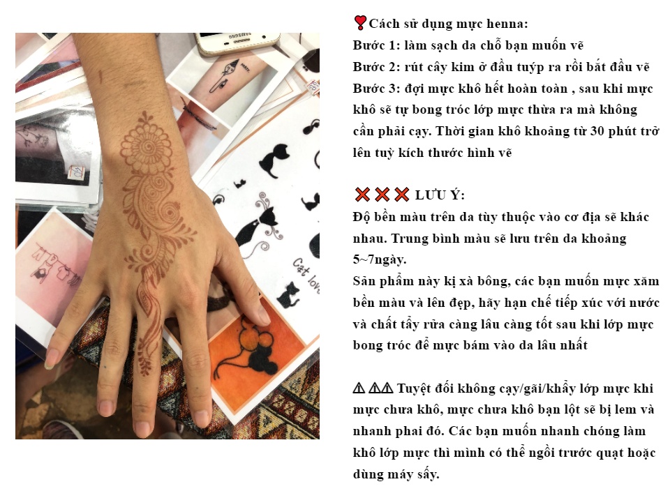 Chi tiết 70 về tẩy hình vẽ henna hay nhất  Starkid