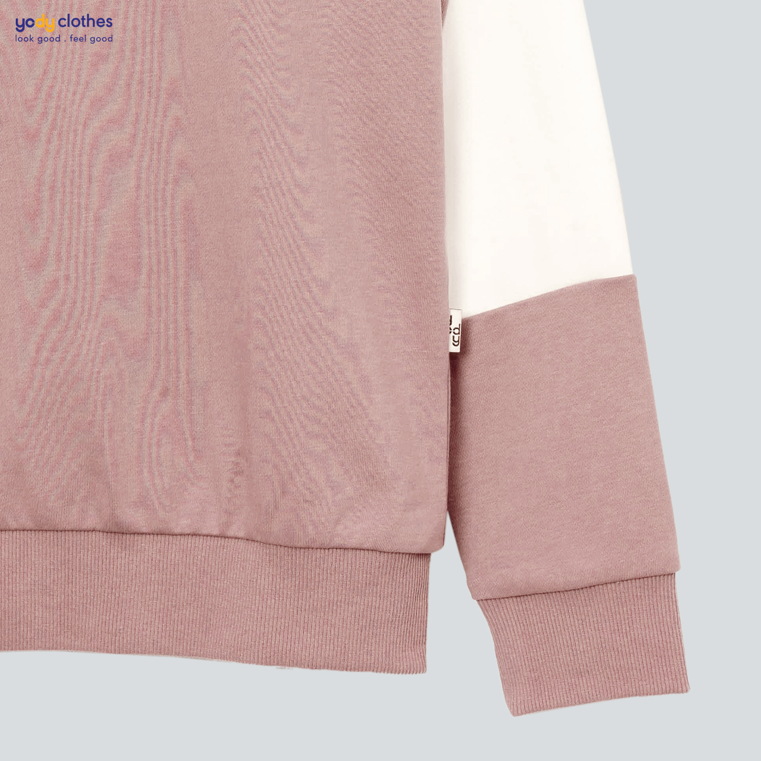 Đồ bộ nỉ nữ Thu Đông YODY mặc nhà đơn giản thanh lịch giữ ấm tốt BTN4034