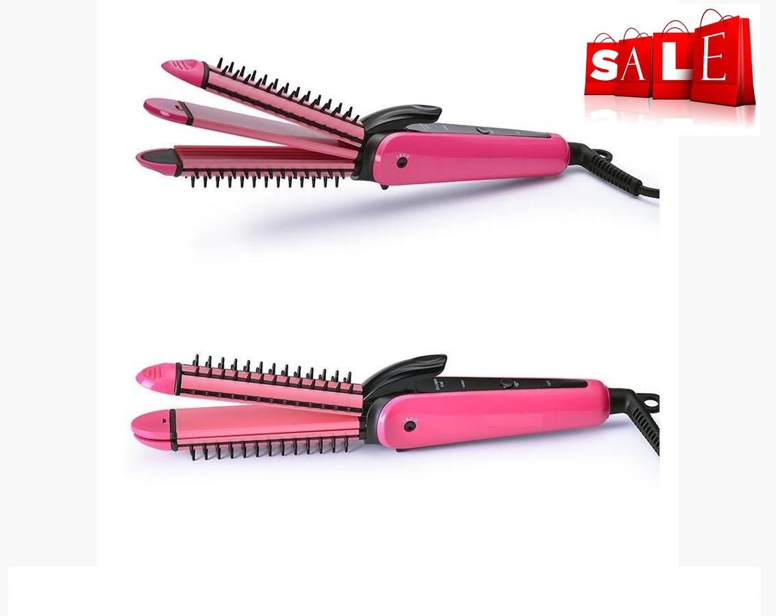 Lược điện sấy phồng, luoc 3 trong 1 nova - Lược điện tạo kiểu tóc đa năng 3 trong 1,lược điện loại nào tốt, may uon toc tu dong, máy làm tóc 3 in 1 nova cao cấp, Chất lượng uy tín, bảo hành 1 đổi 1, giá hấp dẫn