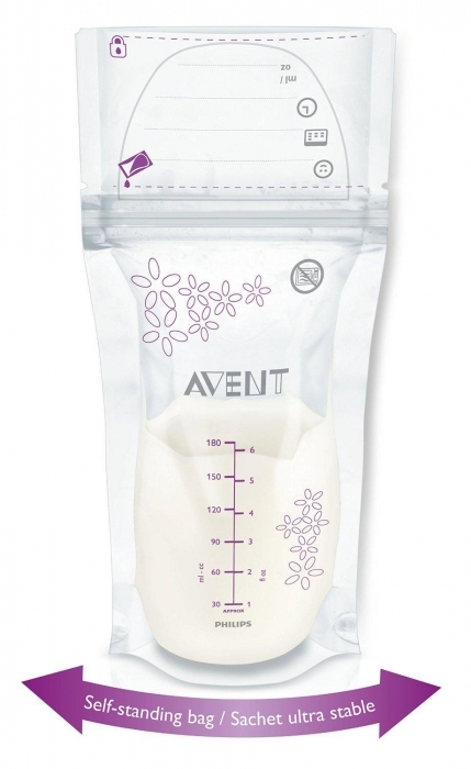 (Hỏa Tốc HCM) Túi trữ sữa PHILIPS AVENT 25 túi/hộp -180ml (SCF603/25)