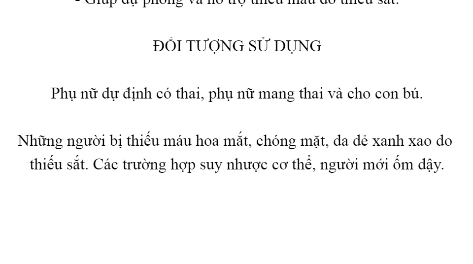viên uống bổ sung sắt Fero Nano Giúp bổ sung Sắt, Acid Folic cho người thiếu máu não, phụ nữ mang thai và sau sinh hộp 30 viên 3
