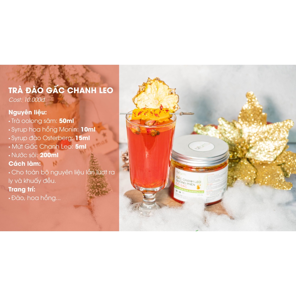 GẤC CHANH LEO ĐƯỜNG PHÈN CÔ ĐẶC