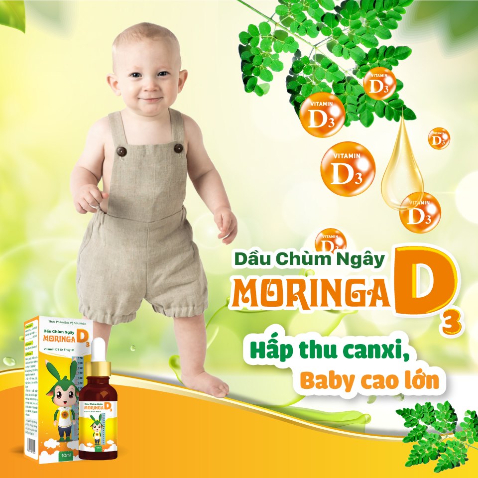Dầu Chùm Ngây Moringa D3