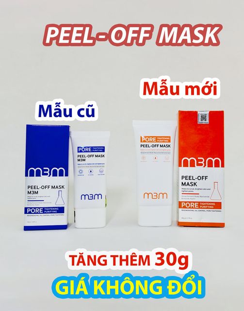 Siêu phẩm mặt nạ màng tế bào sinh học - Peel Off Mask M3M 30ml -  Tặng Tinh Chất M3M 10ml