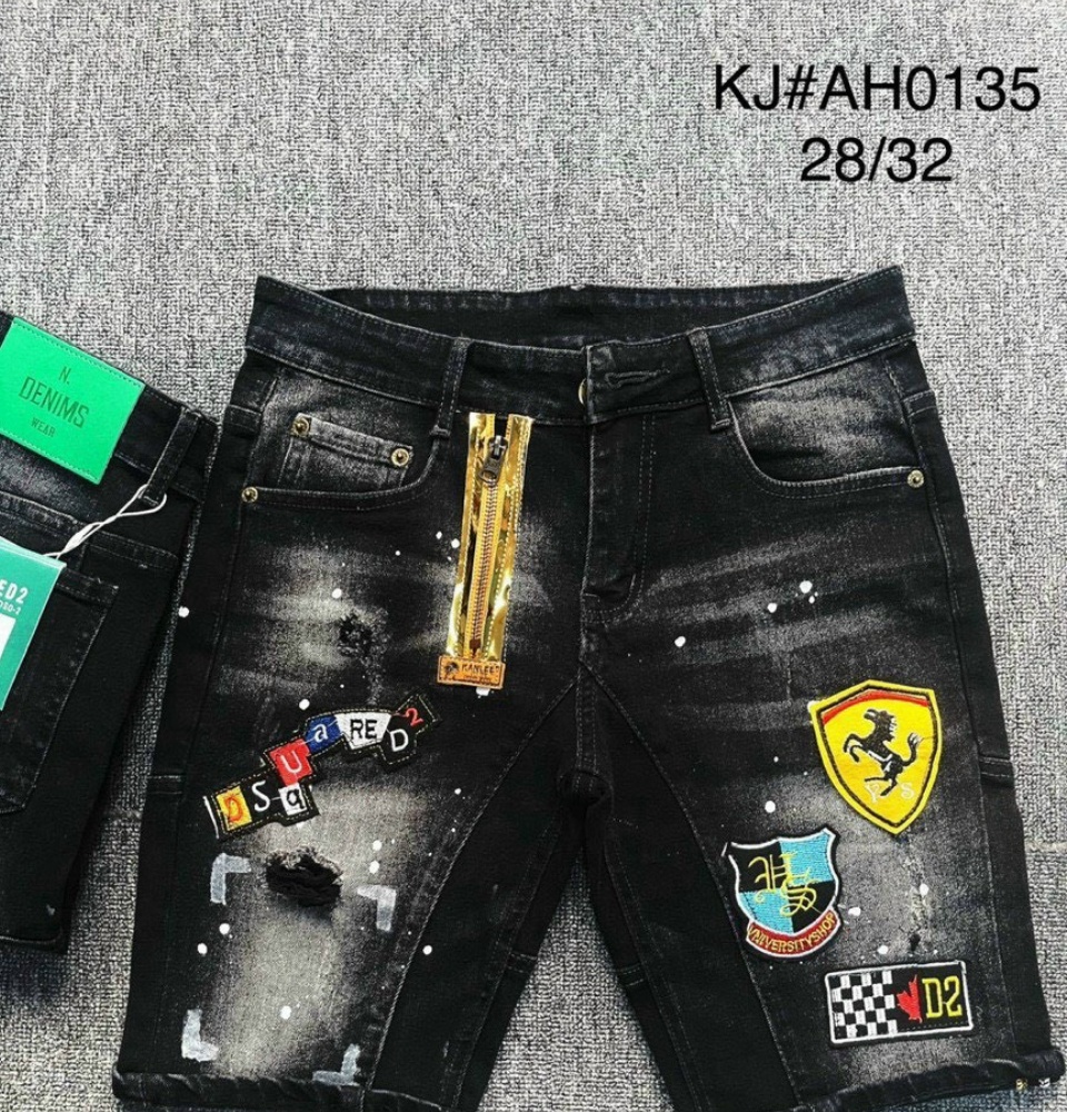 Quần short jean nam quần form vải denim Khóa kéo zip thêu Logo màu rất đẹp  hàng cao cấp shop Store TG LUXURY 