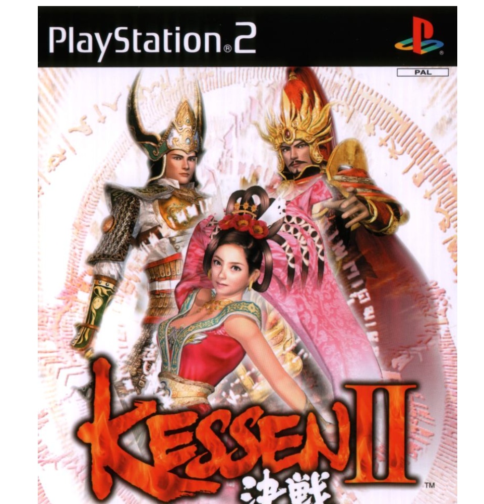 Đĩa game Kessen II PS2 hệ JP Nhật