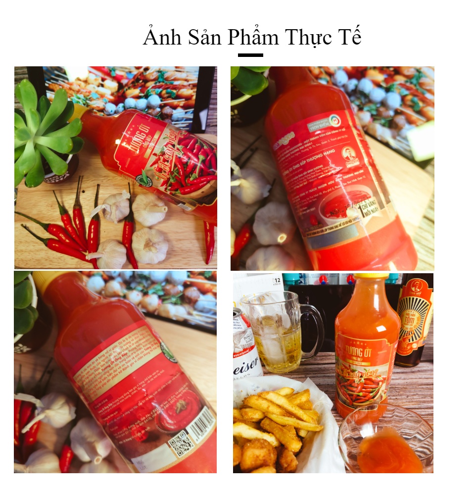 Tương Ớt Cay Nồng Vị Đậm Đà Thơm Ngon Ông Bếp Dùng Chấm Cá Viên Chiên Khoai Tây Chiên Mì Xào Khô
