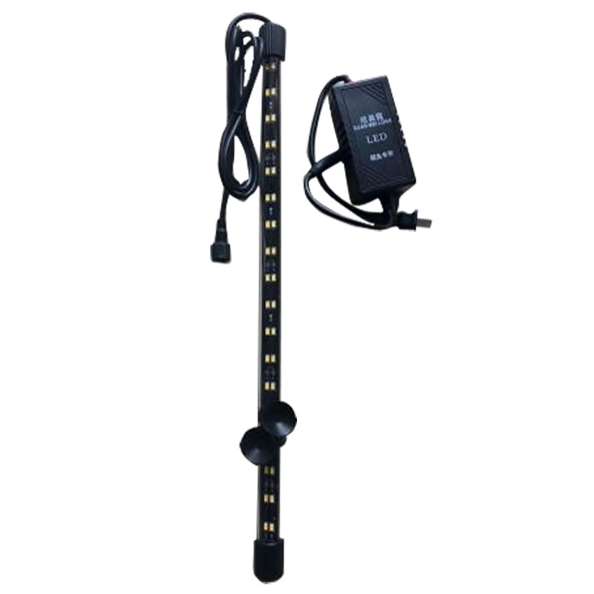 Đèn LED XML 85%  cho hồ bể cá rồng 80cm - 1m, dài 80cm, 2 hàng, ánh sáng vàng