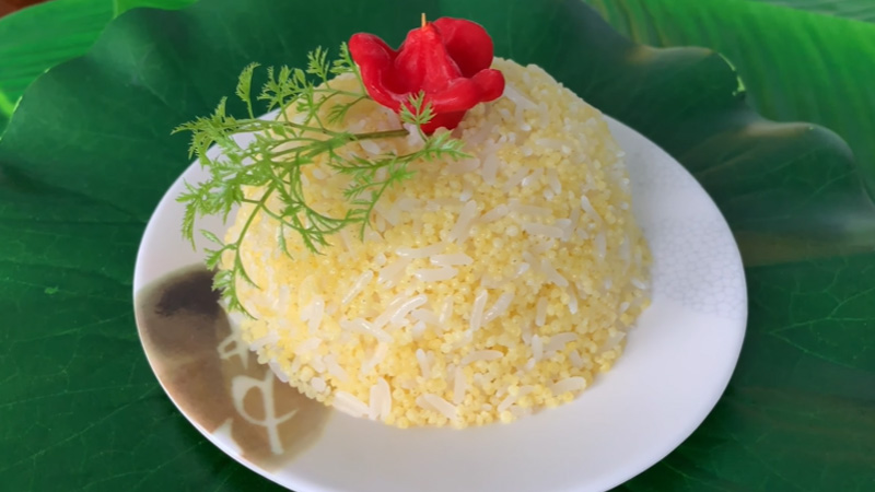 Hạt kê vàng hữu cơ đã bóc vỏ - 500g