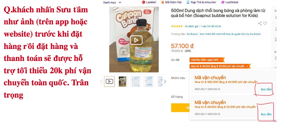 Chai 1L Dung dịch thổi bong bóng xà phòng làm từ quả bồ hòn (1 Litre of Soapnut bubble solution for Kids) 3