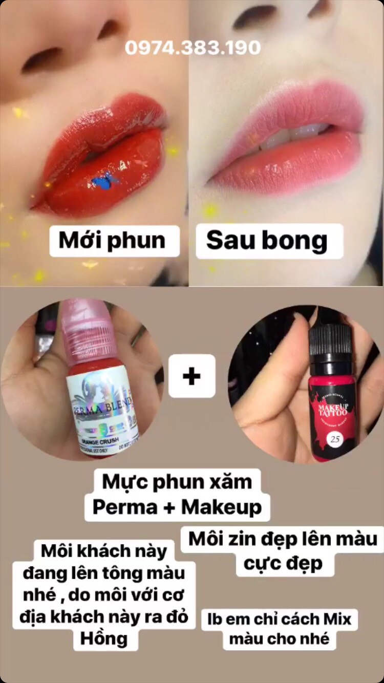 Mực makeup Nga màu 27 - 25 - 31 hot - Bạn đặt mực makeup theo số lượng shop liên hệ lấy đúng màu trước khi gởi-Dcpxtrangphamsg