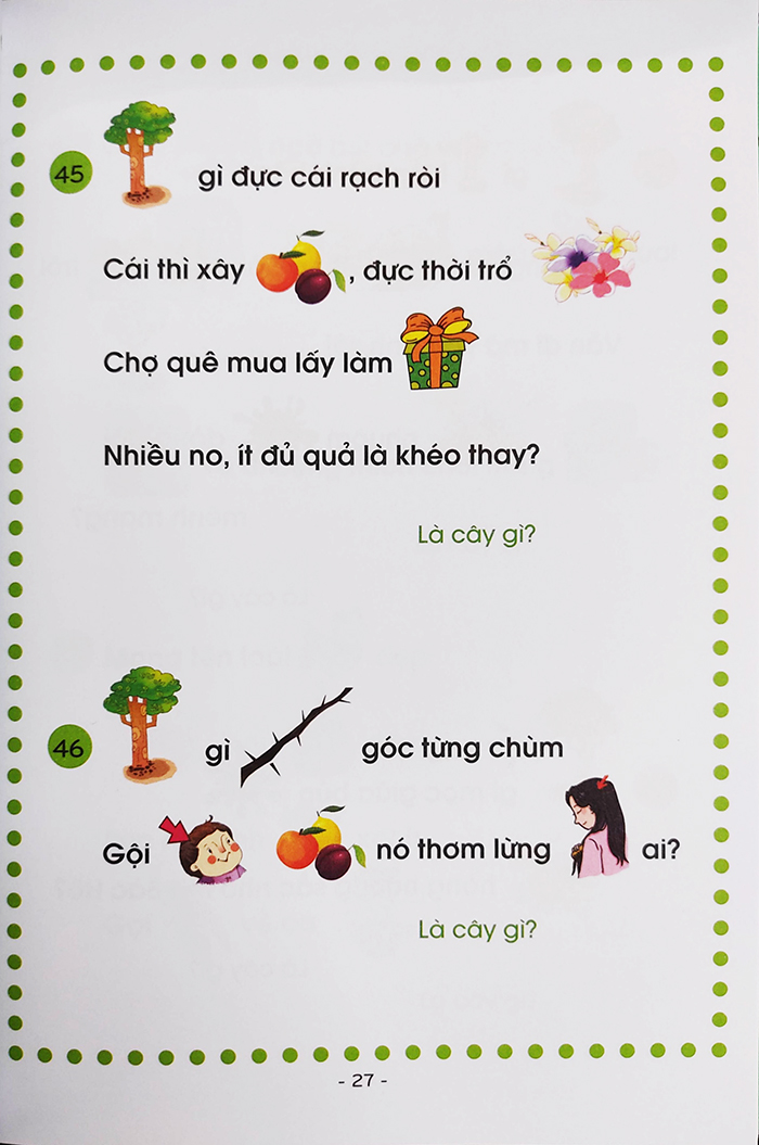 Sách - Câu Đố tư duy hình ảnh cho bé tập nói, tập đọc
