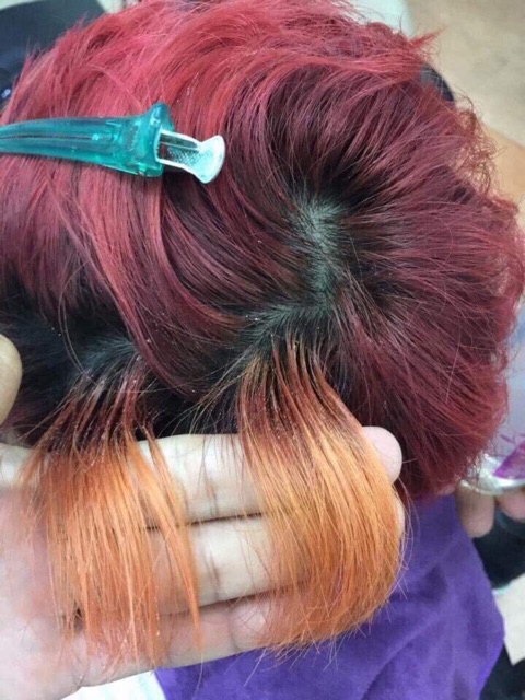 Bóc đỏ bóc đen GOPRO bóc tách màu kim loại chai 500ml, bóc sạch màu, không gây hại tóc, không khô tóc _ homemark