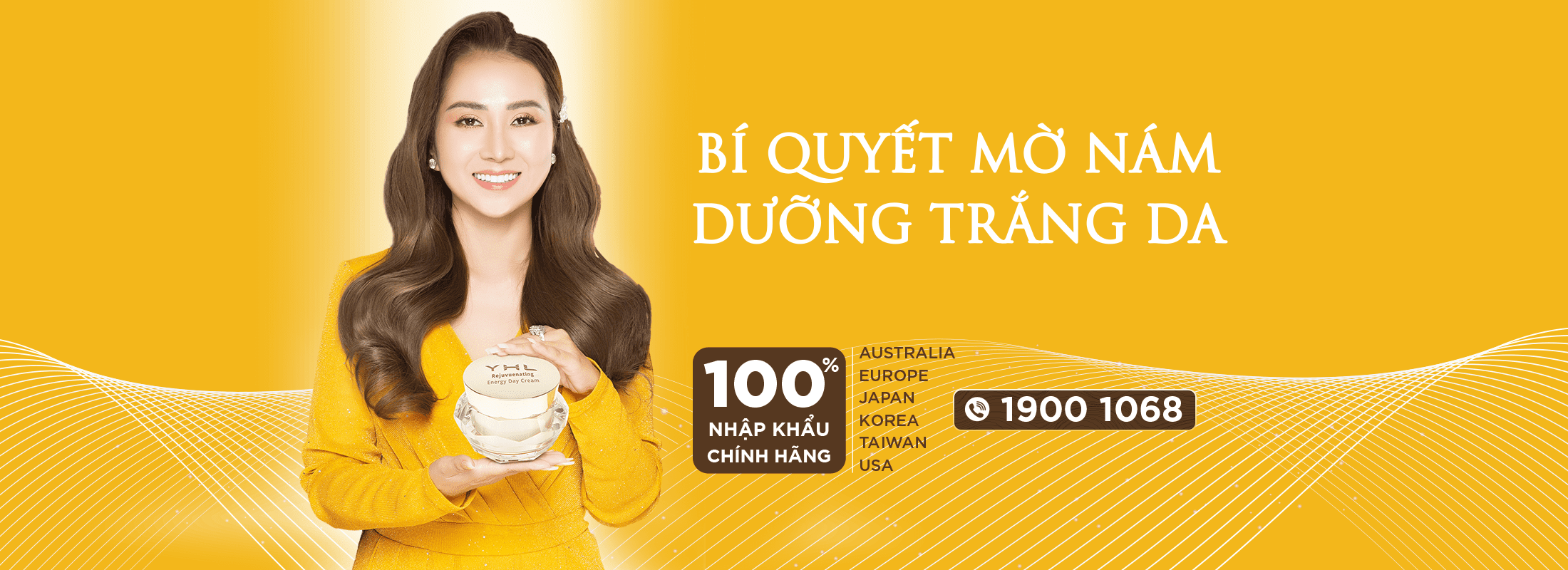 Bộ tinh chất dưỡng da chuyên sâu YHL cho các nàng ,dưỡng trắng, tinh chất EGCGYHL EGCG Whitening Booster Essence 30ml và YHL EGCG Whitening Booster Ampoule 10ml x 4 lọ Hàn Quốc