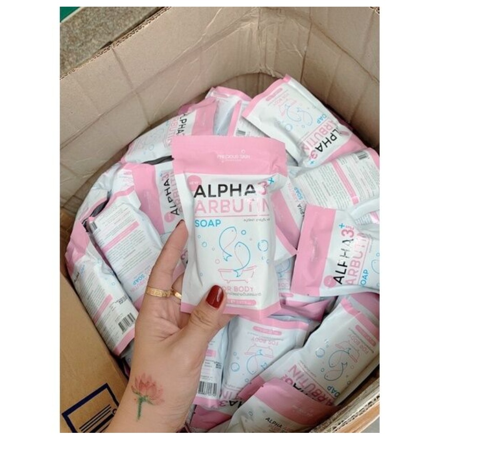 Xà phòng tắm trắng da ALPHA ARBUTIN vv