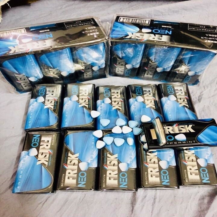 2 Hộp Kẹo hỗ trợ BJ vị bạc hà Frisk Neo Peppermint - 35g Nhật bản
