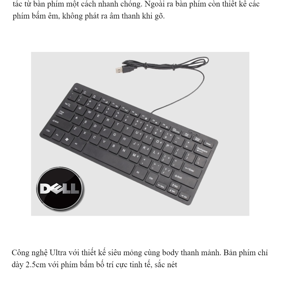 [HÀNG TỐT - GIẢM THÊM 8%] Bàn phím Laptop Mini có dây - Bàn Phím Keyboard mini