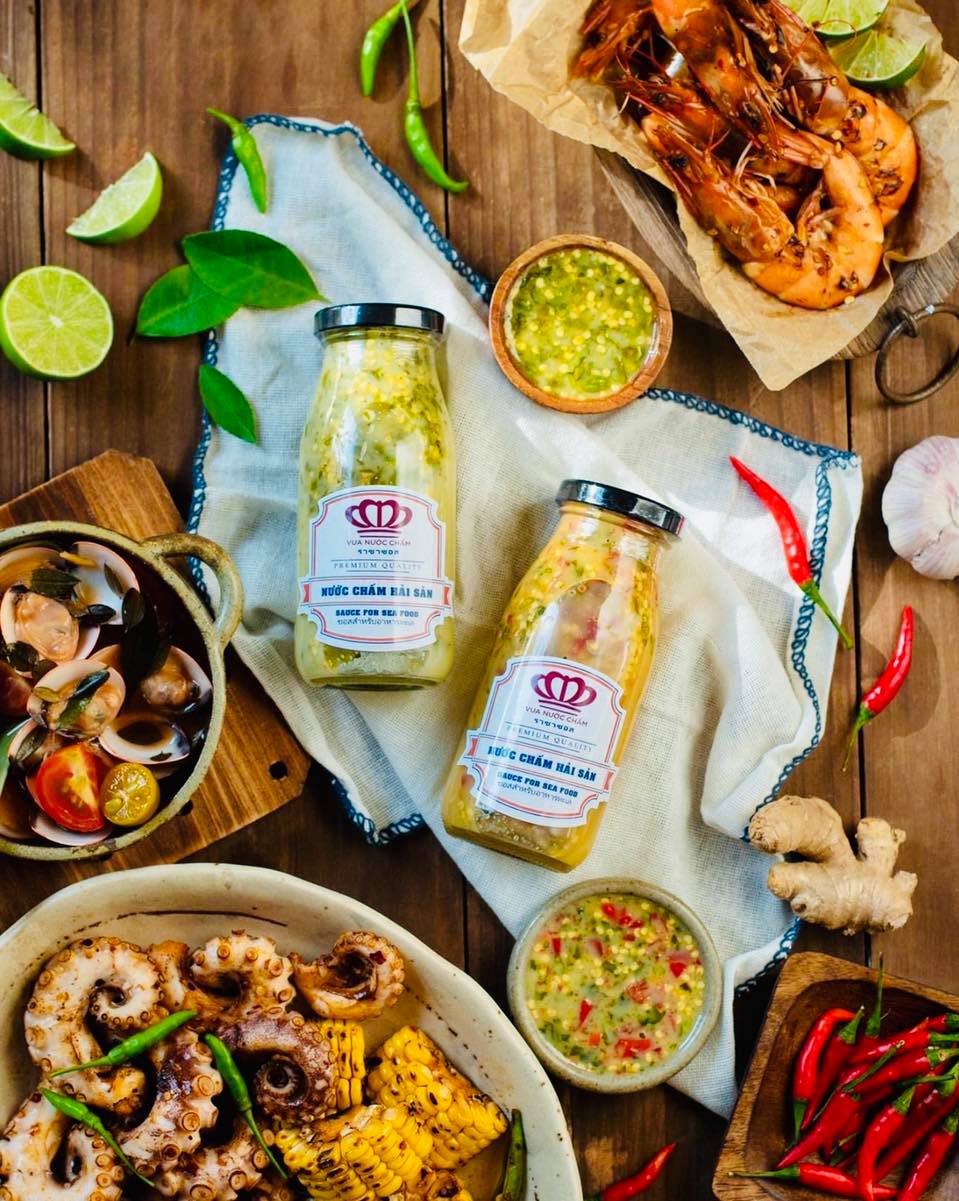 NƯỚC CHẤM HẢI SẢN CHẤM ĐỒ NƯỚNG ĂN LẨU MUỐI ỚT CHANH THƯƠNG HIỆU VUA NƯỚC CHẤM