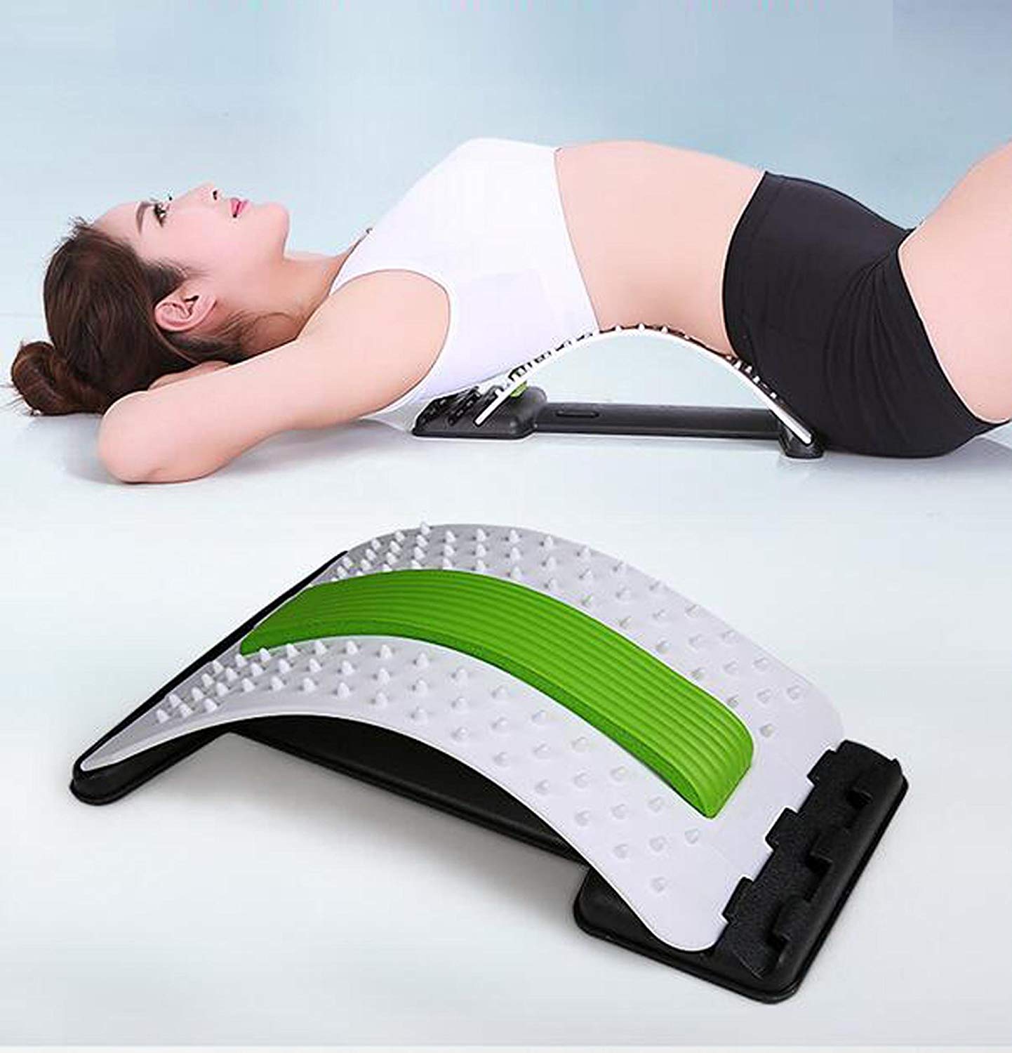 Dụng Cụ Massage Lưng Giảm Đau Cột Sống, Khung Nắn Chỉnh Cột Sống, Khung Định Hình Cột Sống Thoát Vị Đĩa Đệm, Chống Đau Thắt Lưng, Gù Lưng, Dụng Cụ Mát Xa Bấm Huyệt Giảm Đau Lưng