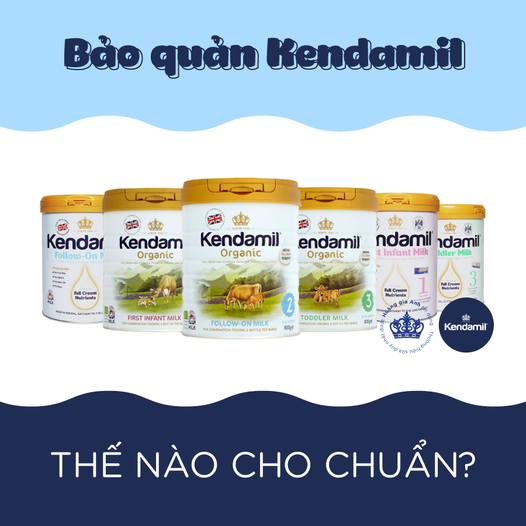 Sữa Kendamil Organic số 1 800g Công Thức Mới +HMO