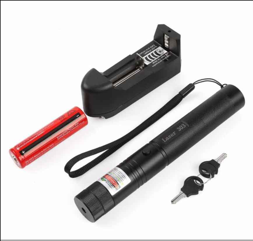 Đènn laser 303 | Đèn pin laser 303 - full box- Đốt cháy bút laser | Bút Trỏ Laser Công Suất Cao | chiếu xa 3km cực sáng công suất lớn có thể đốt cháy qua tặng sạc và pin khủng