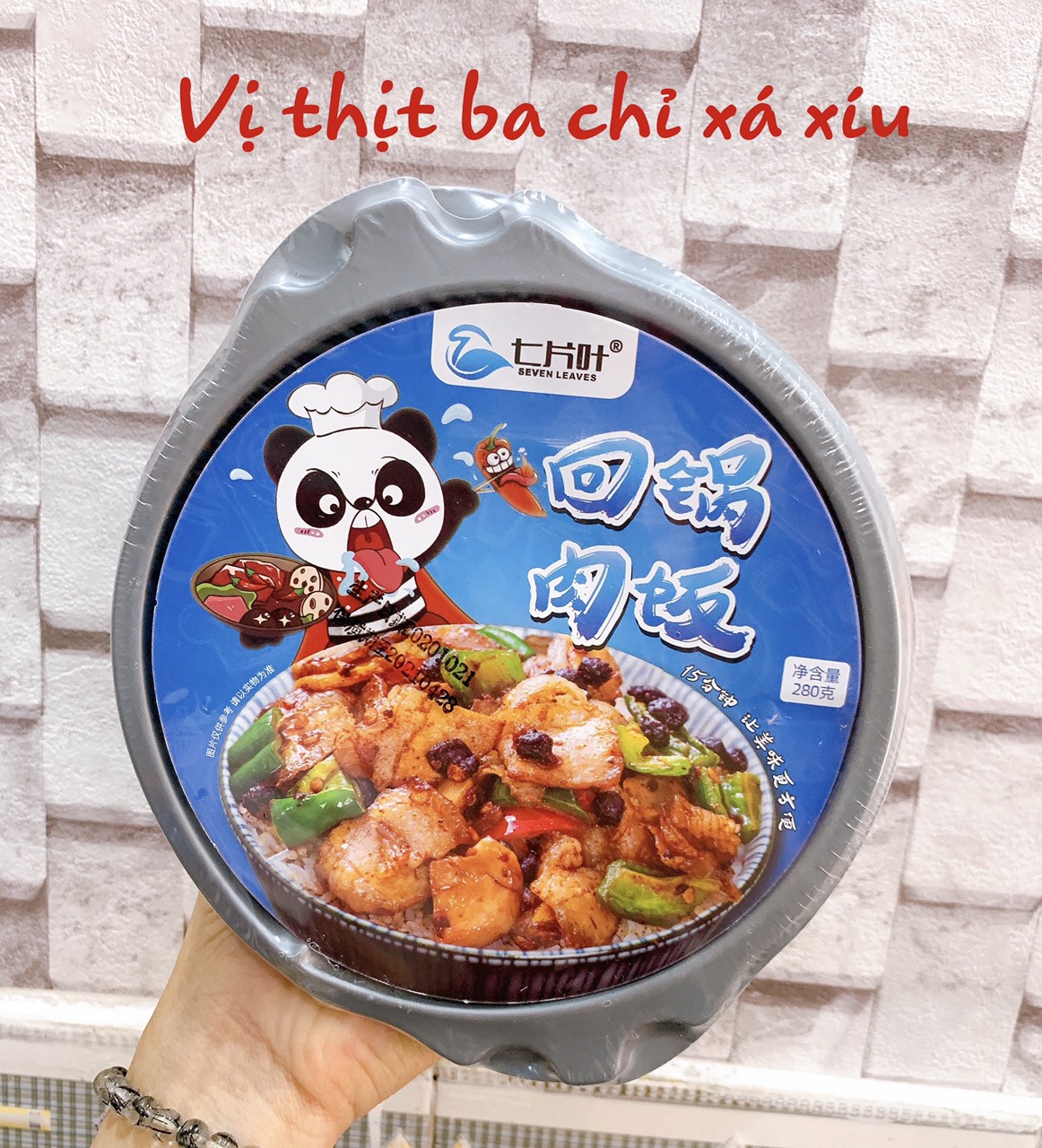 CƠM TỰ SÔI Cơm ăn liền ĐỦ VỊ - Cơm tự sôi Panda