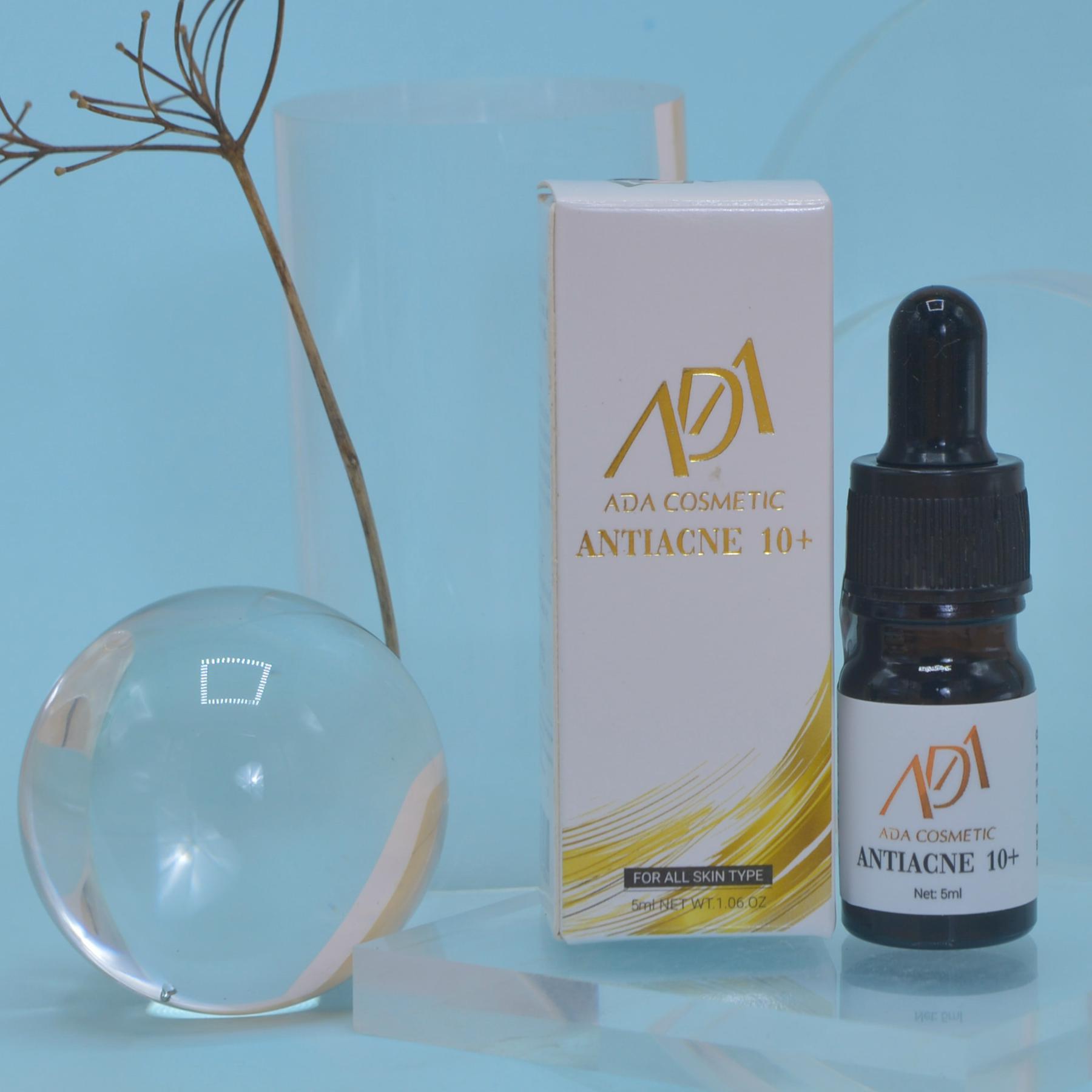 Serum Mụn ANTIACNE 10+ ADA Group - Hỗ Trợ Mụn Viêm, Mụn Ẩn, Mụn Đầu Đen, Thanh Lọc Da, Thu Nhỏ Lỗ Chân Lông (5ml)