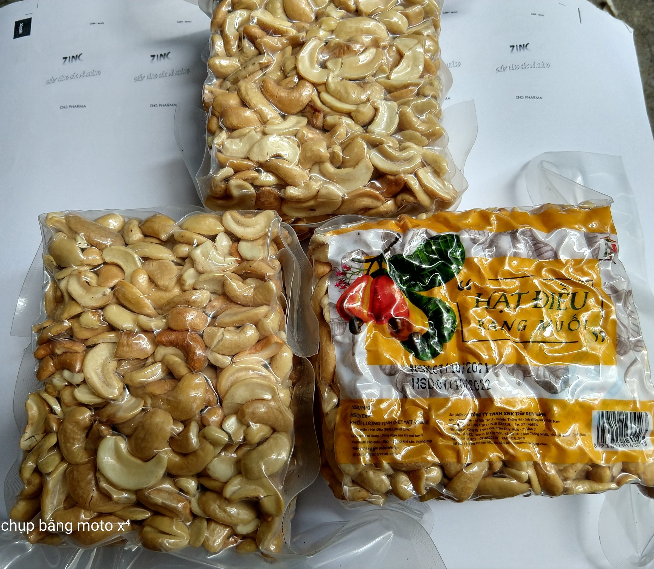 COMBO 1.5KG HẠT ĐIỀU RANG MUỐI BỂ/VỠ ĐÃ BÓC SẠCH VỎ LỤA